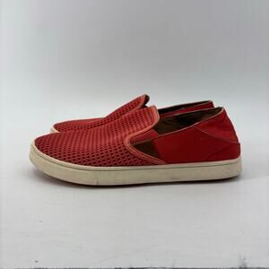 Olukai Womens Size 7.5 Pehuea Slip On Sneakers Coral Casual Mesh